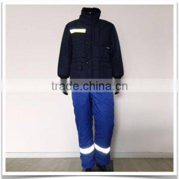 Reflective work uniforms for winter