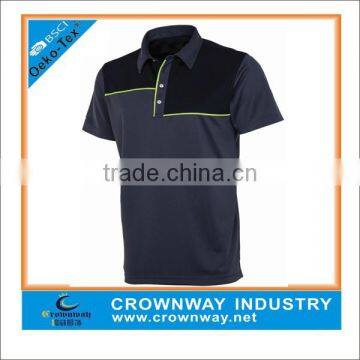 100% Polyester Golf Polo Shirt for Men in Two Color photo-6