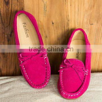 Fashion Boys Leather Casual Shoes High Quality for Children, Kids Baby Peas Shoes Sample From China Factory photo-4