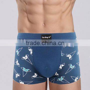 Fancy Printing Men's Shorts Bamboo Fiber Material Men Panties Sexy Boxers photo-2