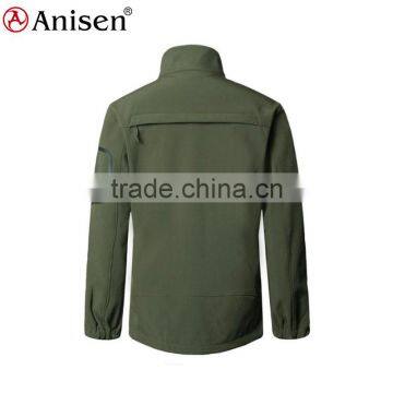Hot Sale Zipper Collar Outdoor Men's Reversible Softshell Jacket photo-4