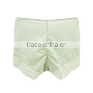 Custom Light Green 95% Cotton 5% Spandex With Lace Sexy Fancy Woman Underwear photo-2