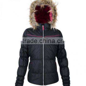 Girls Polyester Padding Ski Fashion Jacket