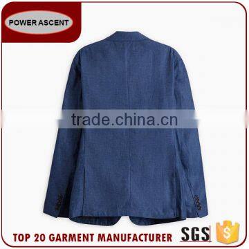 China Supplier Mens Linen Fashion Suits Jacket Blazer Man Suit photo-2