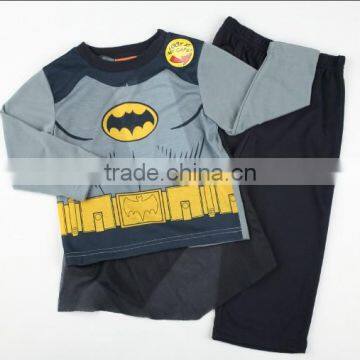 Big Boy Batman Cape Three Pieces Pajamas photo-6