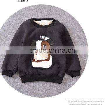 S15261A Winter Boys Warm Hoodies Children Thicken Fleece Sweatshirt photo-2
