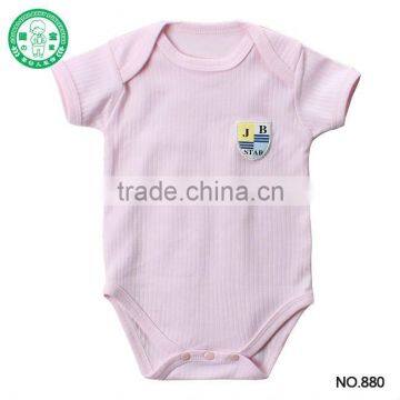 2017 Summer Short Sleeve Good Quality Cheap Price Baby Onesis Newborn Baby Bodysuit photo-5