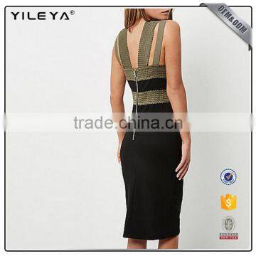 Elegant Ladies Sleeveless Pencil Dress,sleeveless Pencil Dress Knee Length,ladies Pencil Dresses photo-4