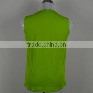 Green Color Dry-fit Short Sleeved T-shirts With Logo for Men