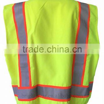 ANSI107 Safety Vest With Pocket Reflective Vest for USA Market photo-2