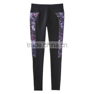 2017 Custom High Quality Floral Printing Yoga Clothing Sets for Women photo-4