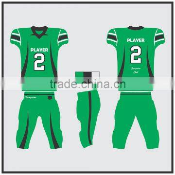 Custom Fully Spandex Integrated Sublimated American Football Uniform With Free Mock Ups and Free Samples photo-2