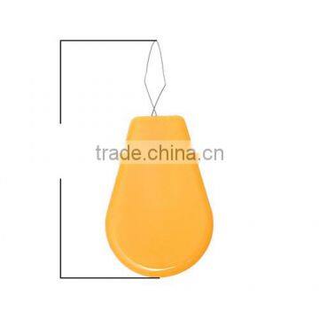 China Wholesale Orange Teardrop Shaped Steel Bow Wire Cross Stitch Needle Threaders photo-2