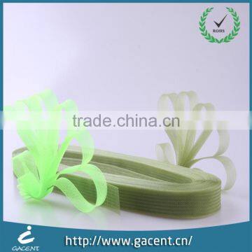 5cm Wide White Crinoline Horse Hair Braid Flexible photo-5