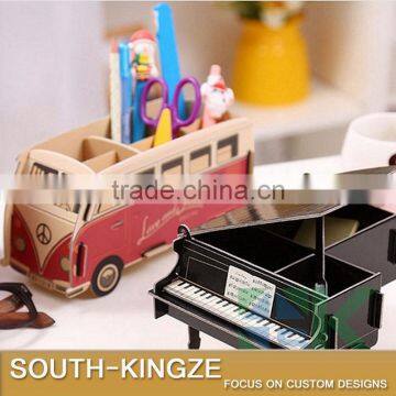 Bus Shape Easy Stock Stationary Pencil Stack/Pen Holder/Scissor Holder photo-4