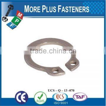 Made in Taiwan Stainless Steel External Circlips Metric Inverted External Circlip Basic External Circlip Metric photo-4