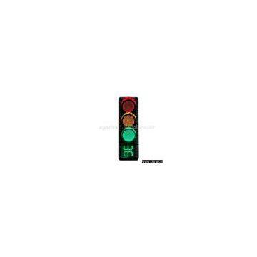 Sell LED Traffic Light 3 round Plus 1 Countdown