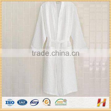 hotel 100% cotton waffle cloth wholesale bathrobes