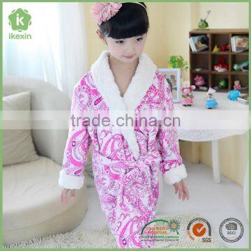 Low Price Plush Fleece Homewear Wholesale Girl Robes