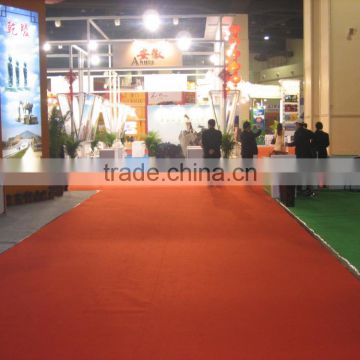 Plain Exhibition Red/Blue/Pink Color Wedding/Home/Hotel Carpet