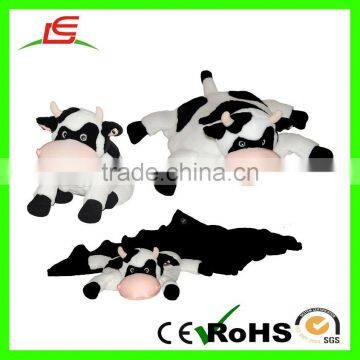 stuffed animal Cow Tiger Horse head children pillow Plush blanket