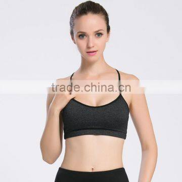 Girl Strappy Shockproof Yoga Sports Bra wholesale sports bra