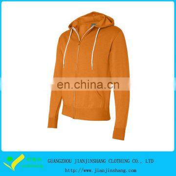 Popular Orange Color Professional Manufacturer Blank Hoodies Wholesale