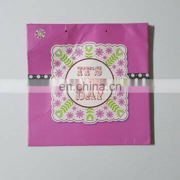 Custom printing cheap recyclable shopping food paper bag with led light