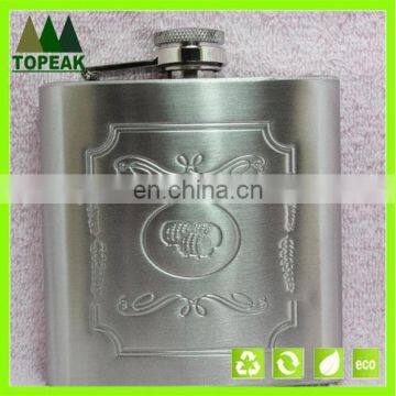 Men's Portable Stainless Steel Hip Flask Alcohol Whiskey Liquor Wine Pot Flagon 5OZ