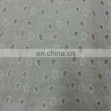 different pattern of 100% cotton woven embroidery fabric