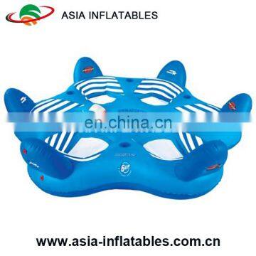CE Certificated Inflatable Floating Island Loungers