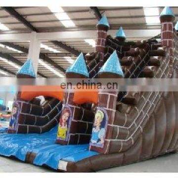 funny inflatable Joyous slide,giant festival slide,big chocolate slides for sale