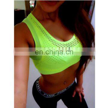Custom Wholesale Elastic Ladies Sports Bra Fitness Athletic Bra photo-4