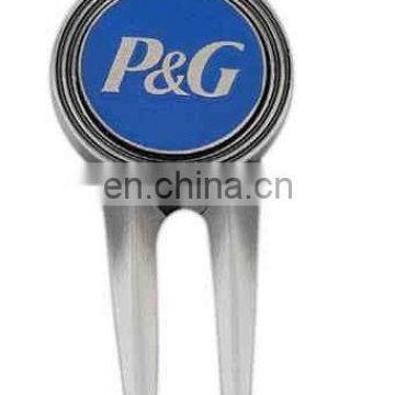 golf divot repair tool with ball marker