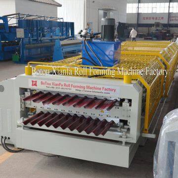 IBR Double Galvanized Roof Steel Corrugating Machine photo-2