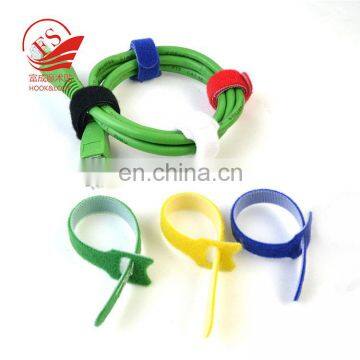 Fucheng Manufacturer Hook and Loop Reusable Cable Tie Cable Management photo-3