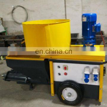 220v/diesel motor automatic sand mortar spraying pump machine/wall cement plaster machine for construction