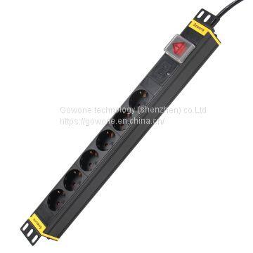 Euro Type Power distribution unit , Surge Protector Network Power PDU, D101