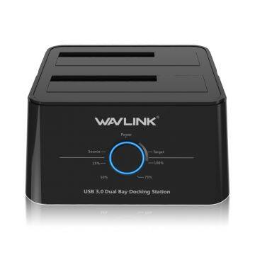 WAVLINK Top Seller USB3.0 Dual Bay Docking Station for 2.5&3.5