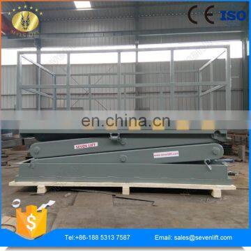 7LSJG Shandong SevenLift Manual Hydraulic Woodworking Container Scissor Lift Table