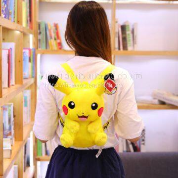 Pikachu Backpack Cartoon Plush Children's Bag Cute Adult Backpack photo-4