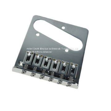 factory custom nickel plated brass headless guitar bridge