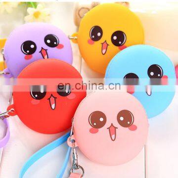 Round Mini Coin Wallets Earphones And Coin Key Assort Storage Bags Fashion Women Silicone Purse photo-4