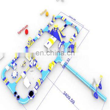 Waterproof And Fire Retardant PVC Kids Outdoor Inflatable Aqua Sports Water Park For Sale photo-2
