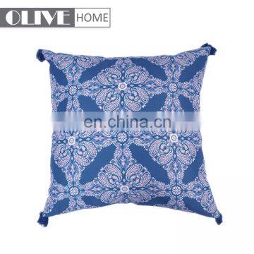 Unique Style Printed Waterproof Replacement Cushion Covers Outdoor Furniture With Tassels photo-4