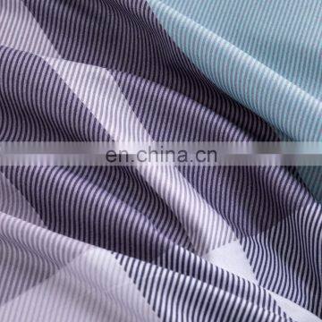 Comforter Set Microfiber Luxury Comforter Plaid Pattern Set Bedding,Bed Sheet And Comforter Set# photo-5