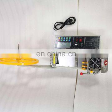 High Speed Automatic Label Cold Cutting Machine Silk Fabrics Label Cutting Machine photo-6