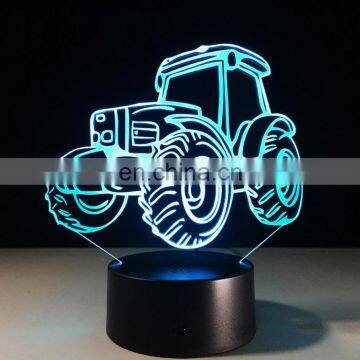 Heavy Trucks 3D Night Light Car Lamp Usb 7 Colors Changing LED Bedroom Lamp Party Decor Lamp Boy Gift Touch Light photo-6