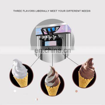 Wholesale Quick Cooling 3 Flavor 3 in 1 Soft Serve Ice Cream Machine photo-3