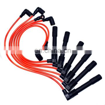 6pcs  7MM 57055  Ignition Spark Plug Wire Cable For Audi A4 A6 Quattro VW Passat 327702 RCVWC036 VWC036 QW1282 250079696